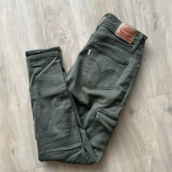 Levi’s high rise skinny ankle - green - Picture 4 of 4